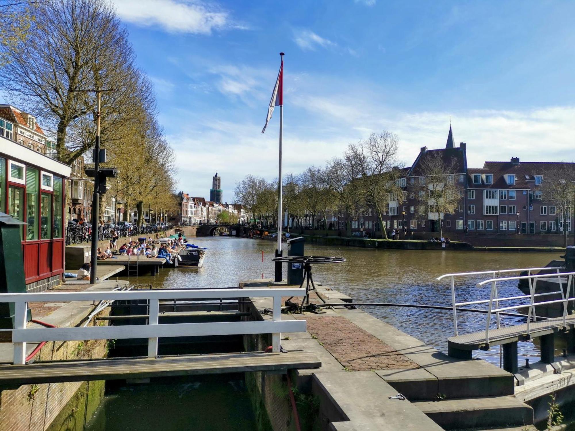 Ferienwohnung Slapen Aan De Sluis Utrecht Exterior foto